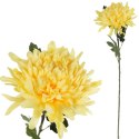 CHRYZANTEMA sztuczny kwiat do wazonu żółta 68 cm