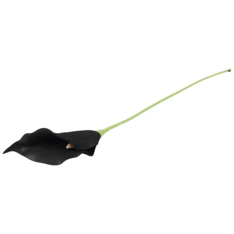 KALIA CALLA SILIKON GAŁĄZKA SZTUCZNA czarna 67 cm