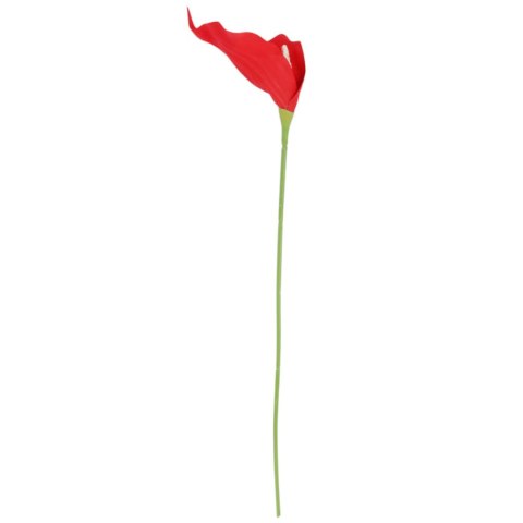 KALIA CALLA SILIKON GAŁĄZKA SZTUCZNA czerwona 67 cm