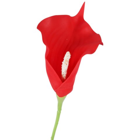 KALIA CALLA SILIKON GAŁĄZKA SZTUCZNA czerwona 67 cm