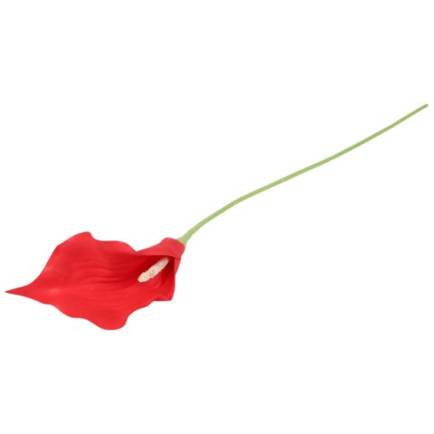 KALIA CALLA SILIKON GAŁĄZKA SZTUCZNA czerwona 67 cm