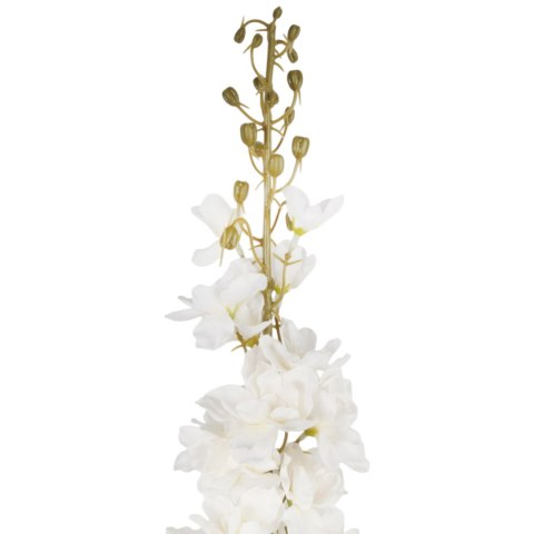 OSTRÓŻKA DELPHINIUM sztuczne kwiaty do wazonu biała 106 cm
