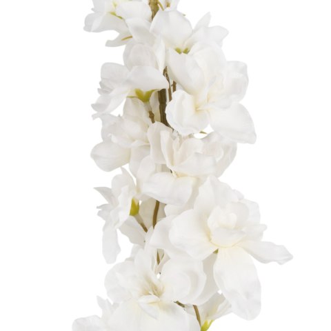 OSTRÓŻKA DELPHINIUM sztuczne kwiaty do wazonu biała 106 cm