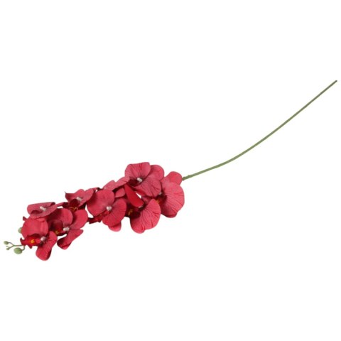 STORCZYK sztuczne kwiaty do wazonu GAŁĄZKA ORCHIDEA czerwona 100 cm