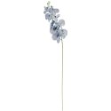 STORCZYK sztuczne kwiaty do wazonu GAŁĄZKA ORCHIDEA niebieska 100 cm