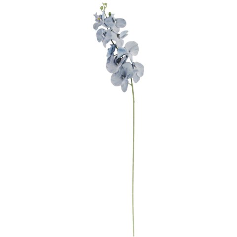 STORCZYK sztuczne kwiaty do wazonu GAŁĄZKA ORCHIDEA niebieska 100 cm