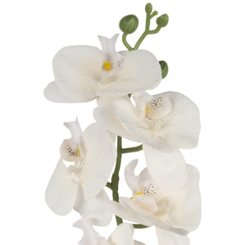 STORCZYK sztuczne kwiaty do wazonu GAŁĄZKA ORCHIDEI biała 100 cm