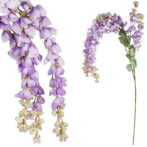 Wisteria Sztuczne Kwiaty Girlanda Glicynia Kwiaty Wiszące Balkon Taras Ślub fioletowa