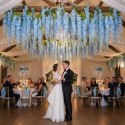 Wisteria Sztuczne Kwiaty Girlanda Glicynia Kwiaty Wiszące Balkon Taras Ślub niebieska