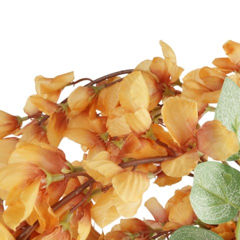 Wisteria Sztuczne Kwiaty Girlanda Glicynia Kwiaty Wiszące Balkon Taras Ślub pomarańczowa
