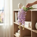 Wisteria Sztuczne Kwiaty Girlanda Glicynia Kwiaty Wiszące Balkon Taras Ślub pomarańczowa