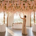 Wisteria Sztuczne Kwiaty Girlanda Glicynia Kwiaty Wiszące Balkon Taras Ślub