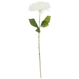 CHRYZANTEMA KWIAT SZTUCZNY do wazonu biała 64 cm