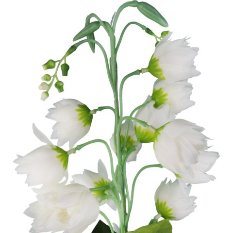 DZWONKI KWIAT SZTUCZNY do wazonu biały 85 cm