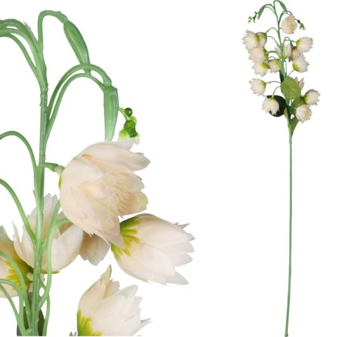DZWONKI KWIAT SZTUCZNY do wazonu niebieski 85 cm