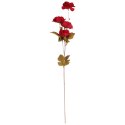 GAŁĄZKA 4 JESIENNYCH KWIATÓW do wazonu czerwone ANEMONY 90 cm