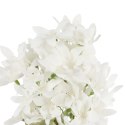 GAŁĄZKA KWIATÓW do wazonu HORTENSJA BUKIETOWA biała 58 cm
