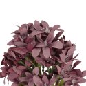 GAŁĄZKA KWIATÓW do wazonu HORTENSJA BUKIETOWA bordowa 58 cm
