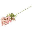 GAŁĄZKA KWIATÓW do wazonu HORTENSJA BUKIETOWA bordowa 58 cm