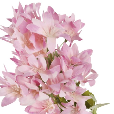 GAŁĄZKA KWIATÓW do wazonu HORTENSJA BUKIETOWA różowa 58 cm
