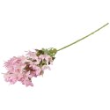 GAŁĄZKA KWIATÓW do wazonu HORTENSJA BUKIETOWA różowa 58 cm