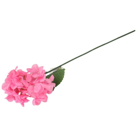 HORTENSJA KWIAT SZTUCZNY do wazonu pomarańczowa 72 cm