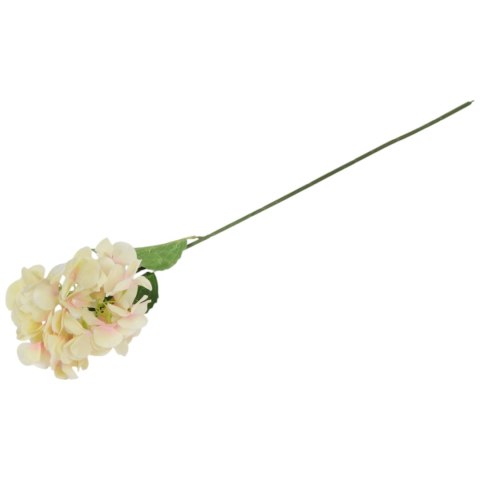 HORTENSJA KWIAT SZTUCZNY do wazonu pomarańczowa 72 cm