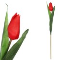 TULIPAN KWIAT SZTUCZNY do wazonu biały 40 cm