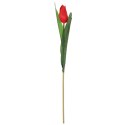 TULIPAN KWIAT SZTUCZNY do wazonu biały 40 cm