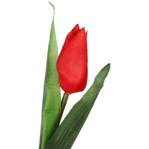 TULIPAN KWIAT SZTUCZNY do wazonu biały 40 cm