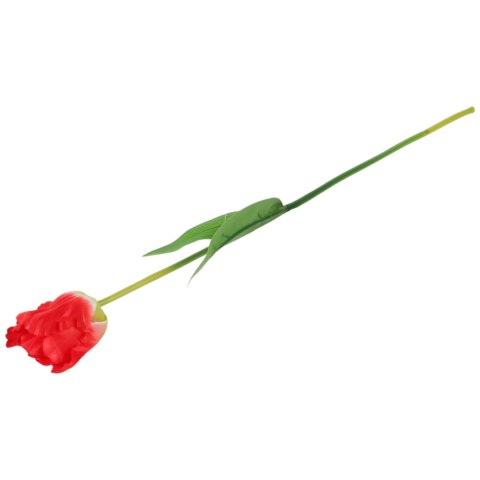 TULIPAN KWIAT SZTUCZNY do wazonu czerwony 65 cm
