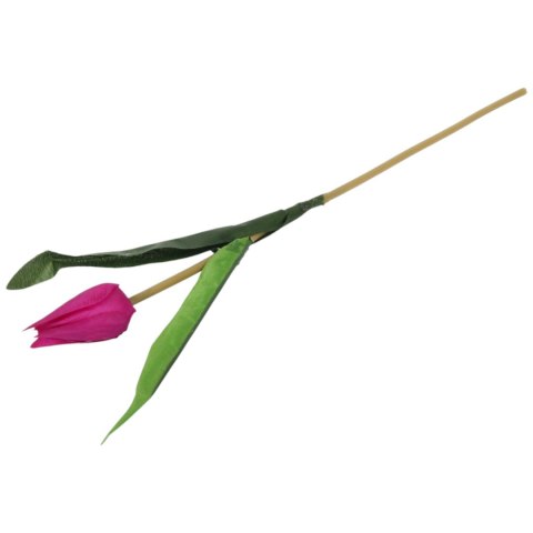TULIPAN KWIAT SZTUCZNY do wazonu fioletowy 40 cm