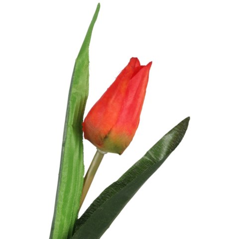 TULIPAN KWIAT SZTUCZNY do wazonu pomarańczowy 40 cm
