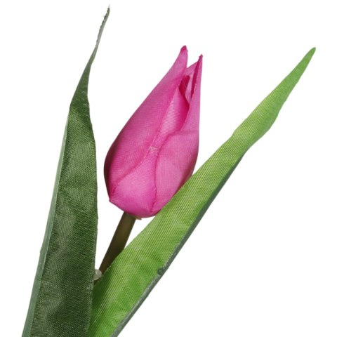 TULIPAN KWIAT SZTUCZNY do wazonu różowy 40 cm