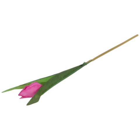 TULIPAN KWIAT SZTUCZNY do wazonu różowy 40 cm