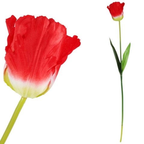 TULIPAN KWIAT SZTUCZNY do wazonu różowy 65 cm