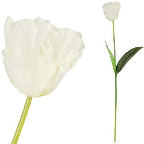 TULIPAN KWIAT SZTUCZNY do wazonu różowy 65 cm