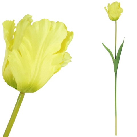 TULIPAN KWIAT SZTUCZNY do wazonu zielony 65 cm