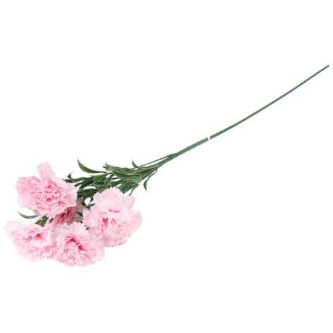GAŁĄZKA 5 GOŻDZIKÓW KWIAT SZTUCZNY do wazonu różowa 72 cm