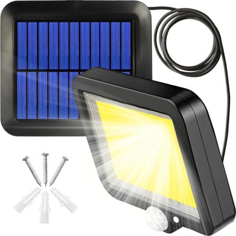 LAMPA SOLARNA Z CZUJNIKIEM RUCHU I ZMIERZCHU