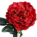 PIWONIA KWIAT SZTUCZNY do wazonu czerwona PEONIA 72 cm