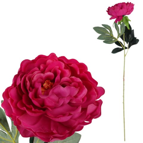 PIWONIA KWIAT SZTUCZNY do wazonu rózowa PEONIA 72 cm
