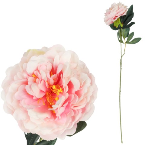 PIWONIA KWIAT SZTUCZNY do wazonu rózowa PEONIA 72 cm
