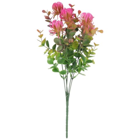 PROTEA BUKIET SZTUCZNY dodatek do kompozycji różowy 32 cm