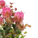 PROTEA BUKIET SZTUCZNY dodatek do kompozycji różowy 32 cm