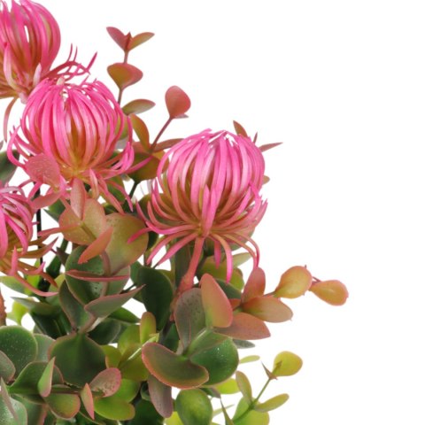 PROTEA BUKIET SZTUCZNY dodatek do kompozycji różowy 32 cm