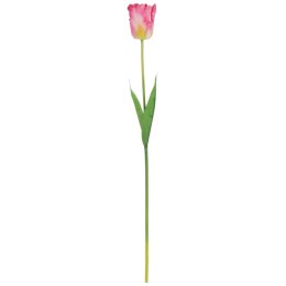 TULIPAN KWIAT SZTUCZNY do wazonu różowy 56 cm