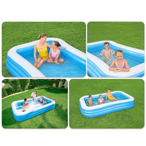Basen dmuchany rodzinny 305 x 183 x 56 cm 2w1 Bestway 54009 Bestway