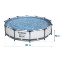 Basen ogrodowy stelażowy 366 x 76 cm 16w1 Bestway 56416 Bestway