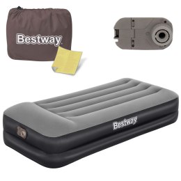 Materac dmuchany 191x97x46 cm z wbudowaną pompką elektryczną Bestway 67401 Bestway